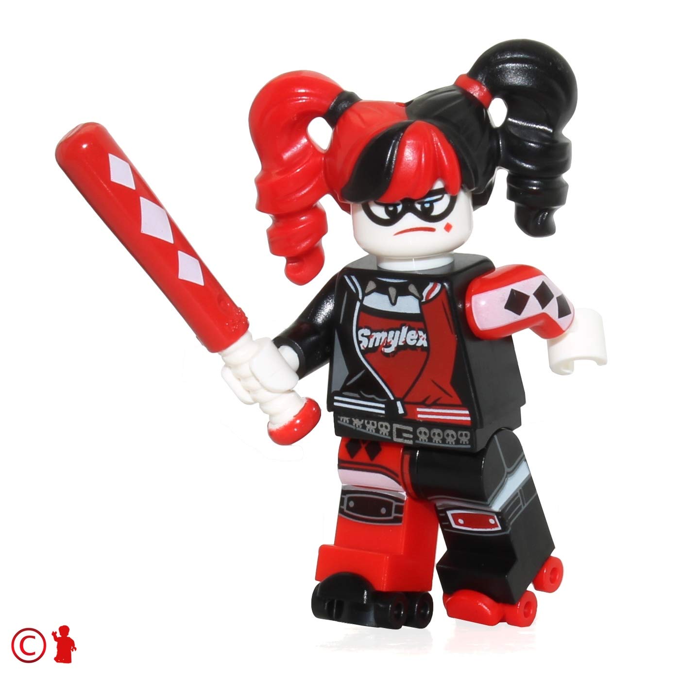 Lego Harley Quinn - Pigtails Baseball Bat Minifigure