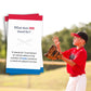 SportsDex Baseball Learning Cards | Flash Cards | Youth Baseball Coaching Cards for Beginners | Learn Rules, Plays & Skills | Fun Sports Education
