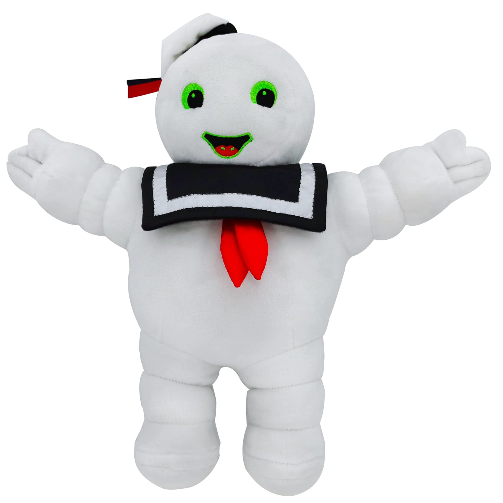 UShioart Noctilucent Stay Puft Marshmallow Man Plush Doll Ghost Hunter Plushie Stuffed Toy