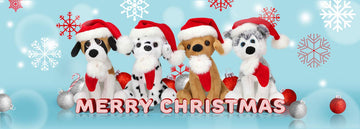 Plushland Adorable Soft and Hairy Santa Teddy Bear, Stuffed Animal Holiday Toys Christmas Accessories - A Perfect Toy Gift for Kids (11 Inches, Xmas