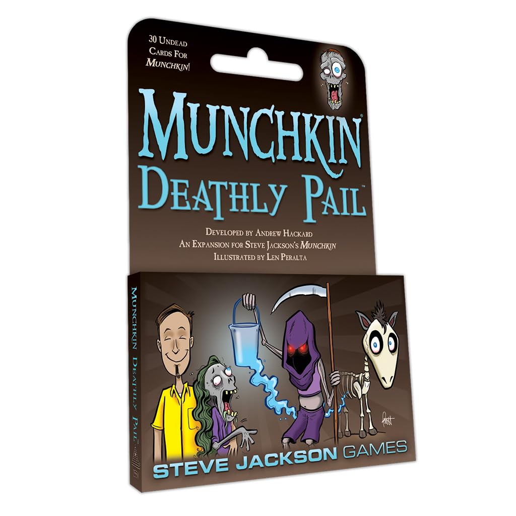 Munchkin Deathly Pail by Steve Jackson Games, Strategy Board Game, Black