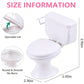 4pcs Mini Toilet Seat, Doll House Furniture 1:12 Miniature Classic Bathroom ToiletTiny Cake Topper Bathroom Furniture Dollhouse Accessories