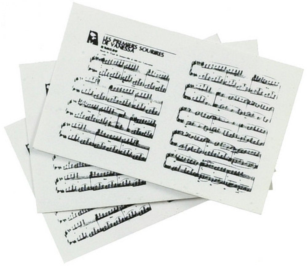 Dollhouse Miniature Sheet Music