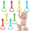 8Pcs Pull Up Rings - Baby Walking Exercises Assistant - Bed & Crib Stand Up Rings (4 Colors)