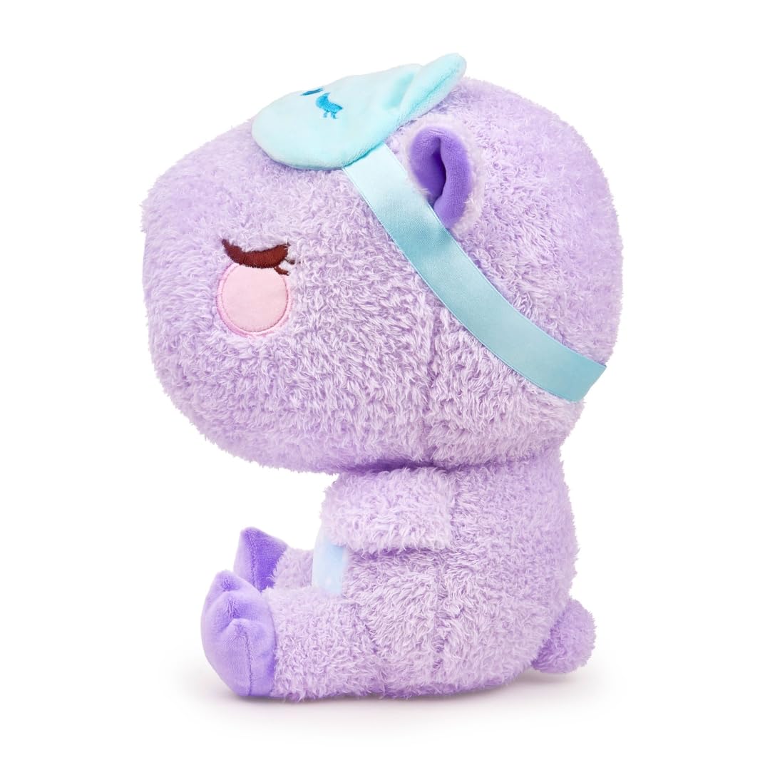Sleepy Capybara Stuffed Animal - Lila the Sleepy-bara | Purple Soft Kawaii Plush Toy with Cute Sleepmask Accessory | Great Bedtime Plushies | Cozy