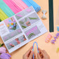Eppingwin 360 PCS Pipe Cleaners for Flowers, Macaroon Chenille Stems for Crafts, Pipe Cleaners Bulk with Instruction for Tulip, Rose, Lily, Sunflower