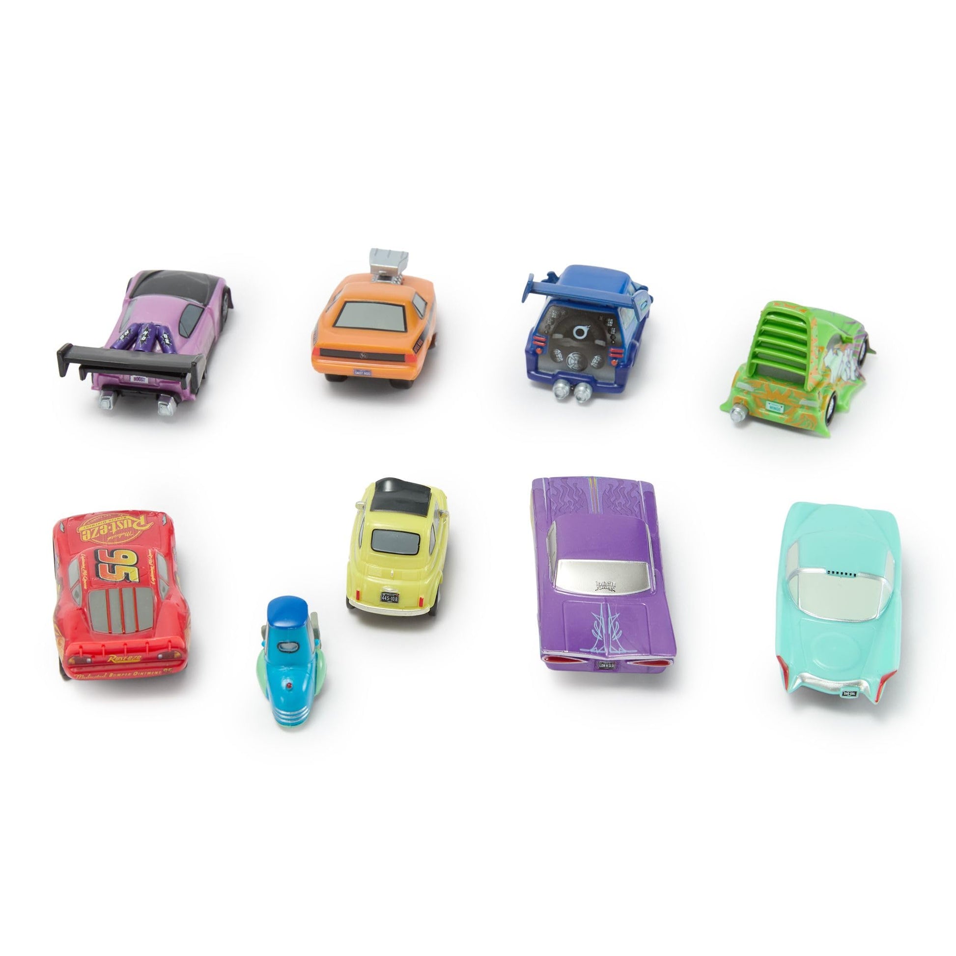 Disney Store Official Cars Mega Figure Set - 17 Fully Sculpted Figurines - Includes Lightning McQueen, Mater, Sarge, & More - Perfect Cars Gift Set