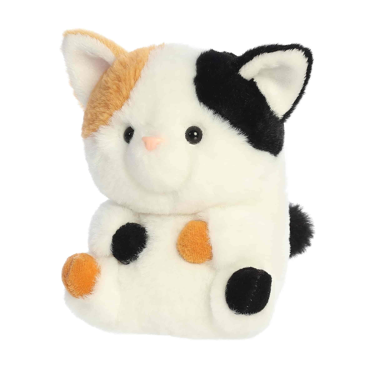 Aurora Rolly Pet 5" Caroline Calico Cat Playful Stuffed Animal