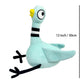WXXCDB 12‘’ Pigeon Stuffed Animal Pigeon Plush,Soft Stuffed Bird Stuffed Animal Toy for Kids Boys Girls Gifts, Home Decor Plushies