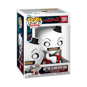 Funko POP! Movies: Terrifier - Art the Clown with Bike - Collectable Vinyl Figure - Gift Idea - Official Merchandise - for Kids & Adults - Horror Fans