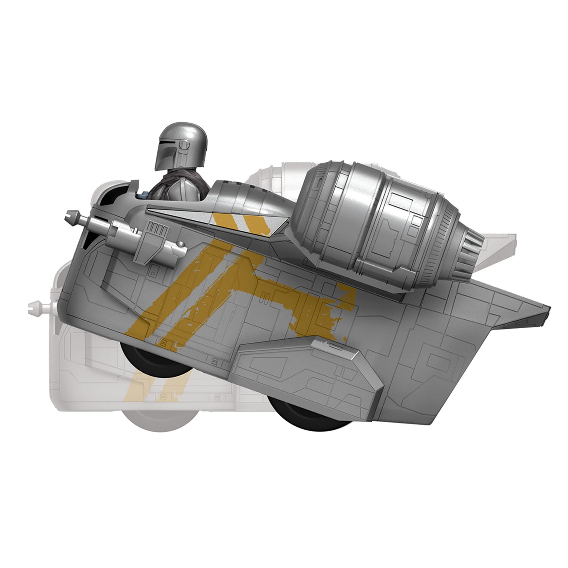 Star Wars - The Mandalorian 9" Remote Control Razor Crest, R/C Vehicle, Children Ages 5 Years and Up