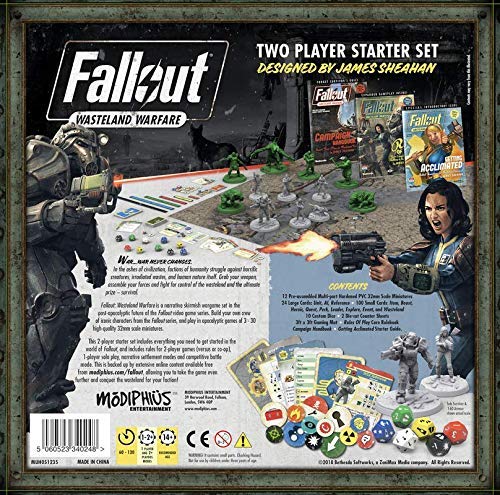 Modiphius Fallout: Wasteland Warfare - 2 Player Starter Strategy Board Game