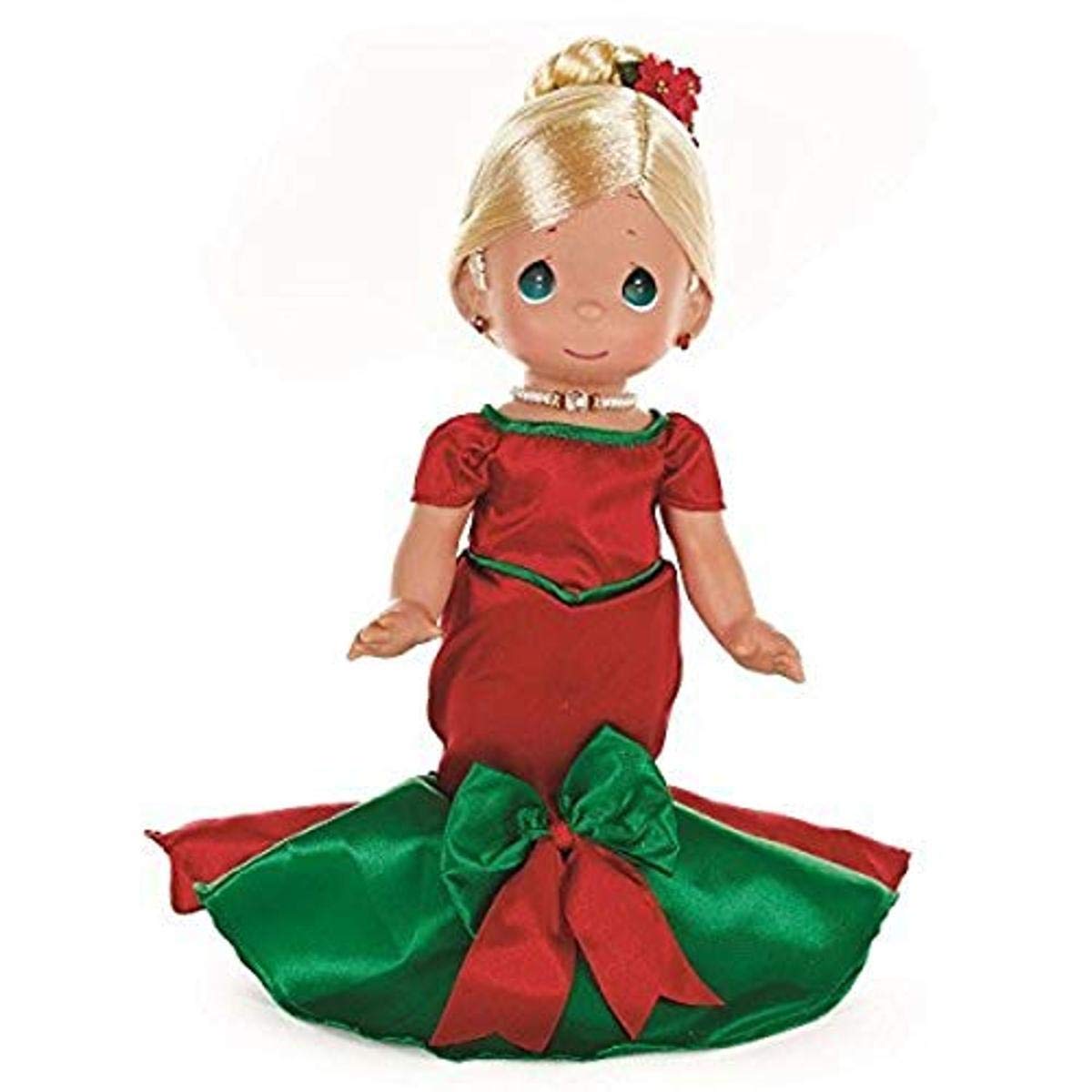 Precious Moments Dolls by The Doll Maker, Linda Rick, Dancing into The Christmas Spirit, Blonde, 12 inch Doll