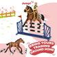 KIDBEST Horse Stable Playset, Horse Toys Set for Girls and Boys with Rider, Farm Animal Figurines Barn Toys, Pretend Play for Kids 3-5 6 7 8-10