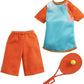Barbie and Ken Matching Tennis Fashion Outfits and Racquets (Pack of 2)