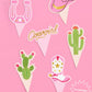 xo, Fetti Cowgirl Cupcake Toppers and Wrappers - 24 Pc Set | Pink Western, First Rodeo Birthday, Bandana Party, Western Cowboy Cake Decor