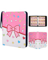 HAPPYER Card Binder 9 Pocket, Trading Card Binder Holds 900 Cards with 50 Removable Pages, Zipper Card Holder Album, Card Book Organizer for Sports