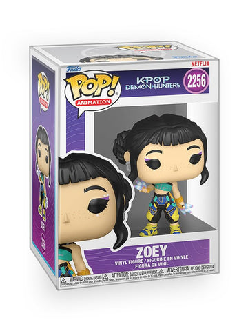 Epic Collectibles Pop Anime K Pop Demon Hunters - Zoey Vinyl Figure Bundled with Box Protector Compatible for Funko