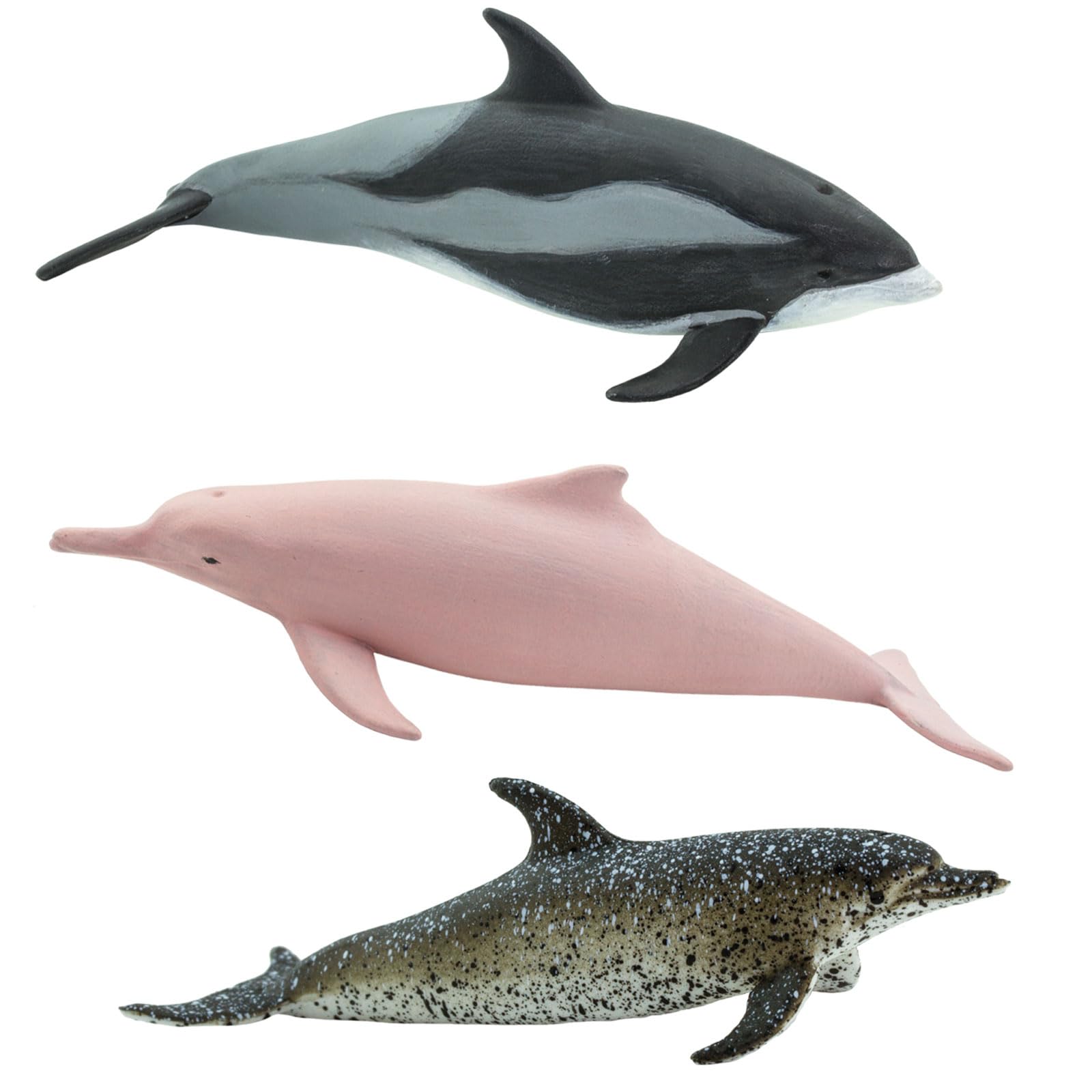 Safari Ltd. Dolphin TOOB - 10 Miniature Dolphin Figurines - Educational Toy Set for Boys, Girls and Kids Ages 3+