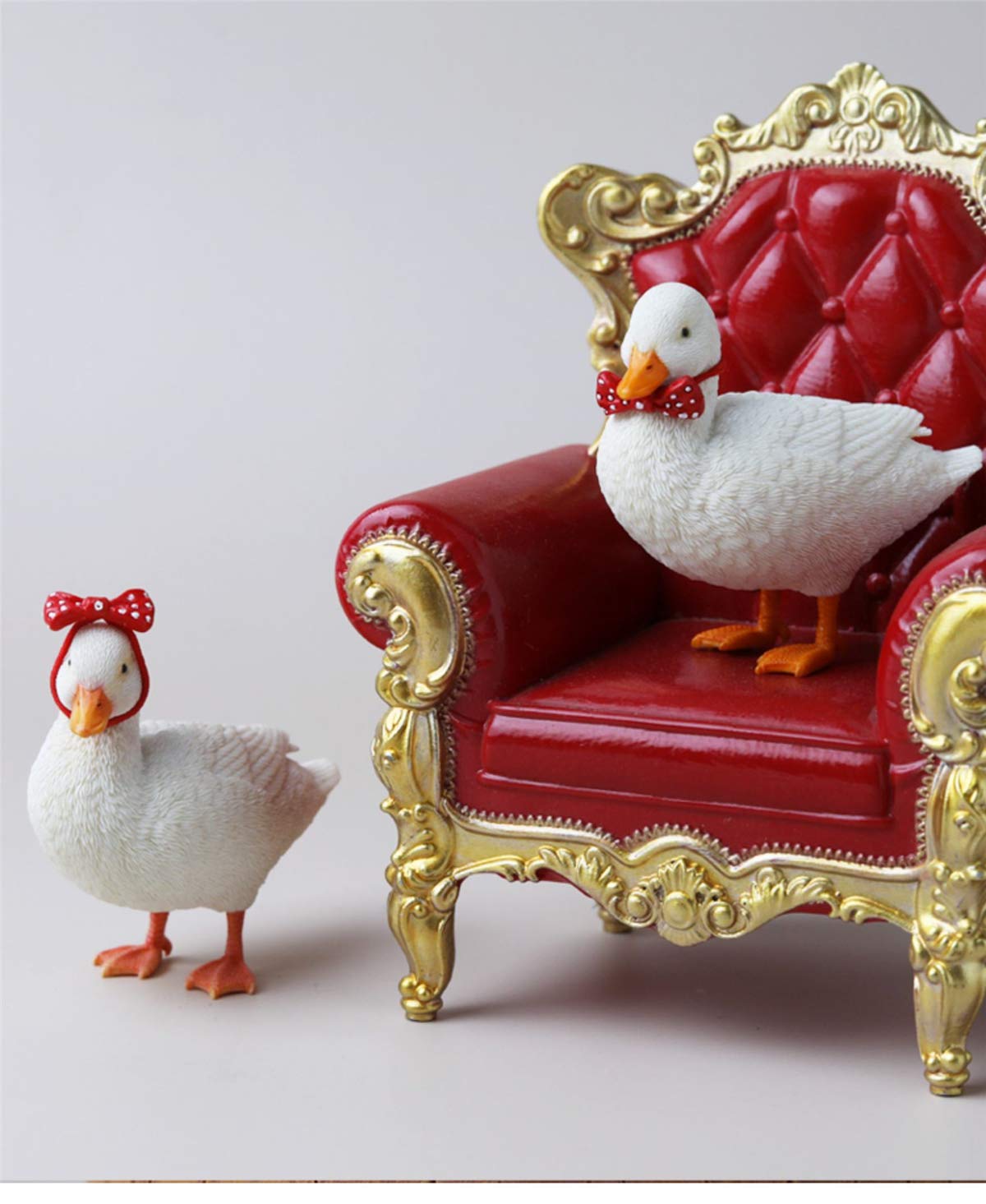 Lana Toys Call Duck Realistic Animal Model Resin Decoration Gift for Adult (2050B)