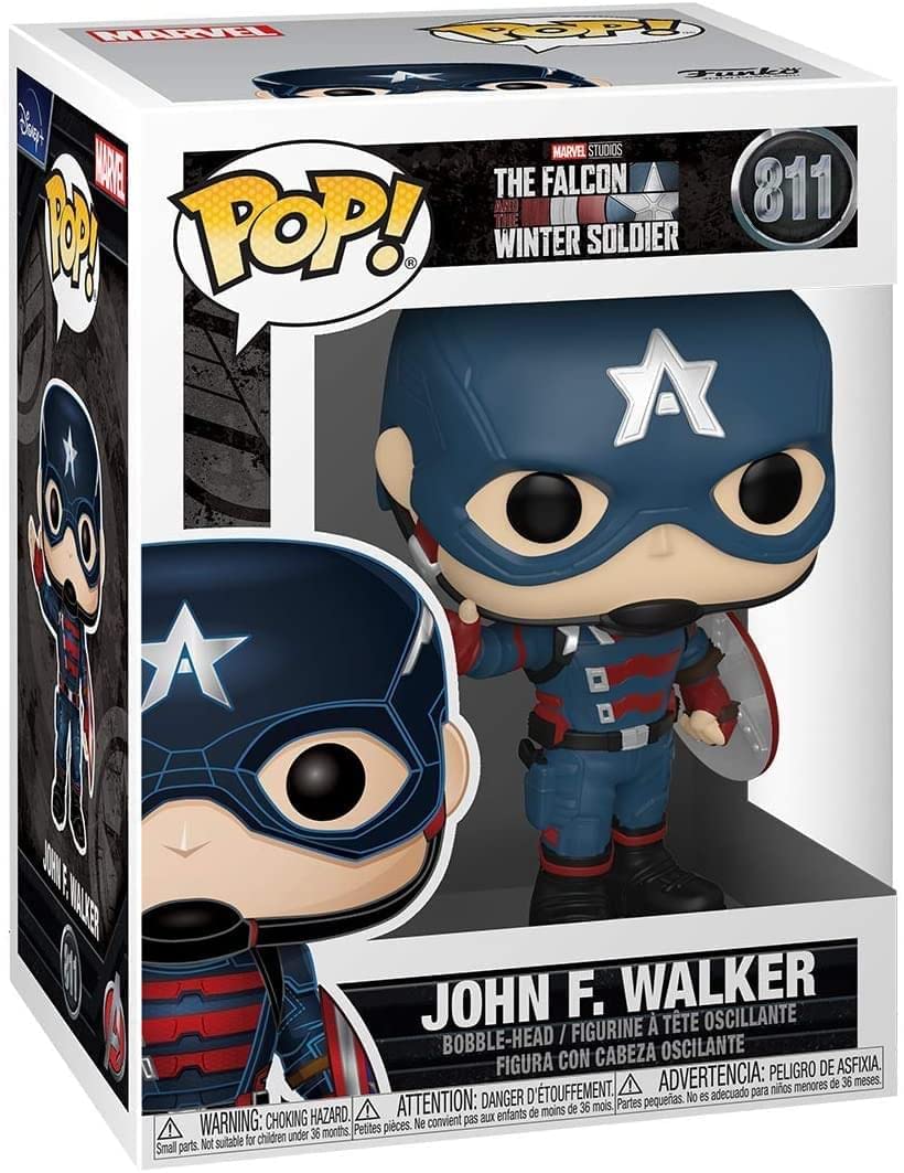 Funko POP Marvel: The Falcon and The Winter Soldier - John F. Walker, 3.75 inches,Multicolor