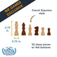 Classic Chess Set - Walnut Wood Board 12 in