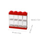 LEGO Mini Figia Display Case/8 Bright Red