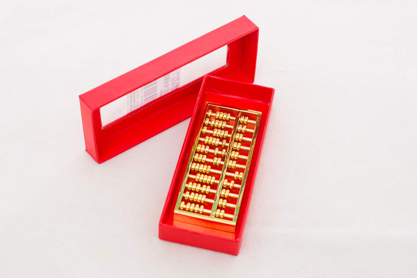 BRABUD Mini Copper Abacus Decoration Chinese Calculator Math Calculating Tool Paperweight Home Office Desk Decor Teacher Gift Collection WQ018