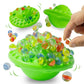 Wobble Marble Stacking Game for Kids, Marble Balance Board Game with 60 Glass Marbles & Storage Base,Fun Group Play for 1-4 Players,Birthday for Kids