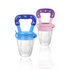 CHILLAX Fruit Feeder Pacifier Teether Toys - 2 Baby Food Feeding Teething Toys - Soft, Easy-to-Grip, Non-BPA Silicone Teethers for Babies