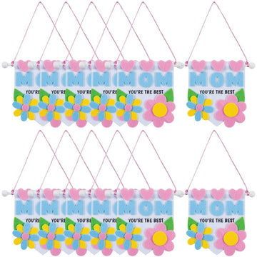 Fun Express Mini Mother’s Day Banner Craft Kit - 12 Pc.