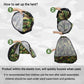 Military Pop Up Play Tent - Collapsible Army Indoor Outdoor Camouflage Playhouse Hunting Toy for Kids