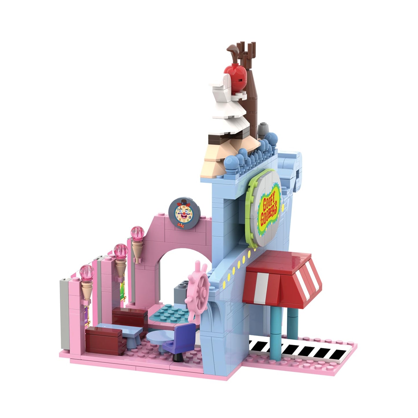 Snap & Switch Spongebob Squarepants Goofy Goober's Deluxe Set - Buildable Toy Set for Creative Play and Fun - Ages: 6+