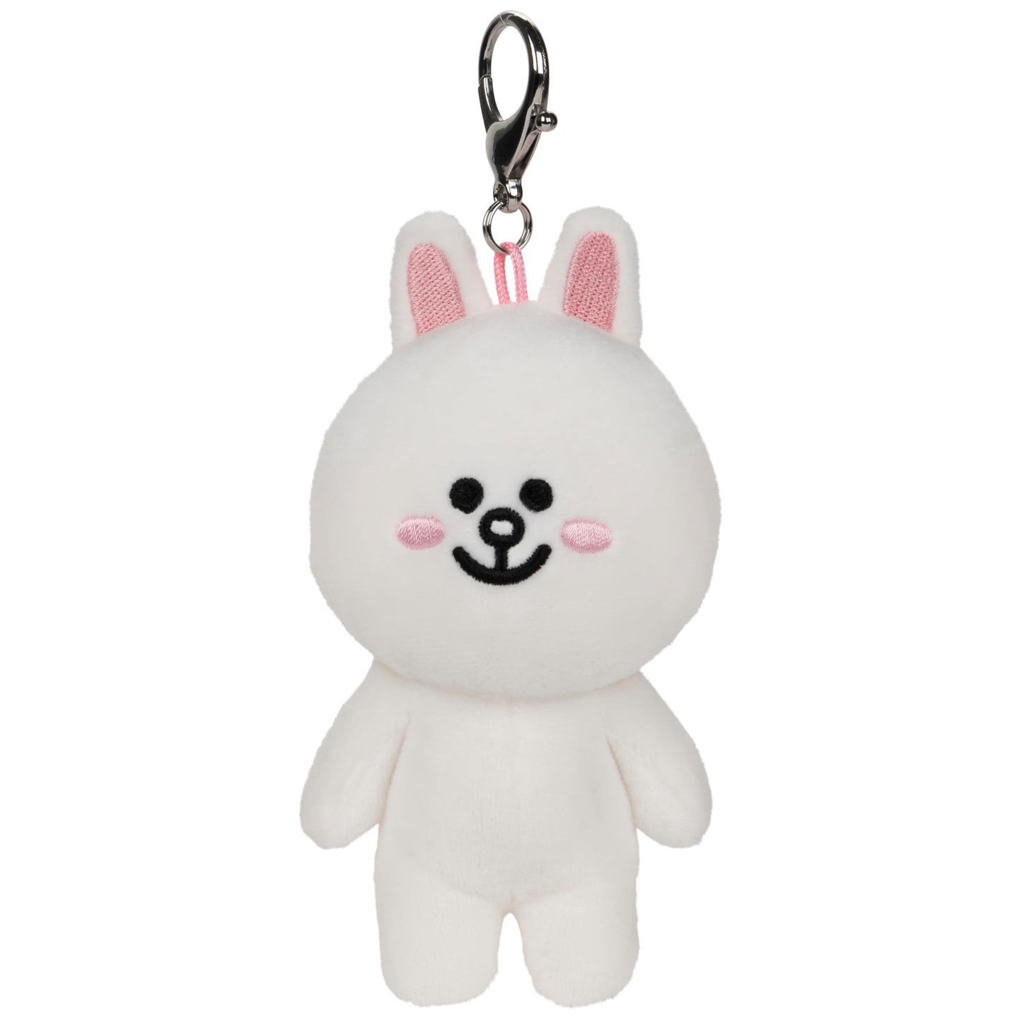 GUND LINE Friends Cony Rabbit Backpack Clip Plush Stuffed Animal, 5"