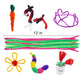 Pipe Cleaners,1600 Pieces Pipe Cleaners Crafts Pipe Cleaners Craft Supplies in 32 Colors Chenille Stems for Home and School DIY Art Crafts (0.23 x
