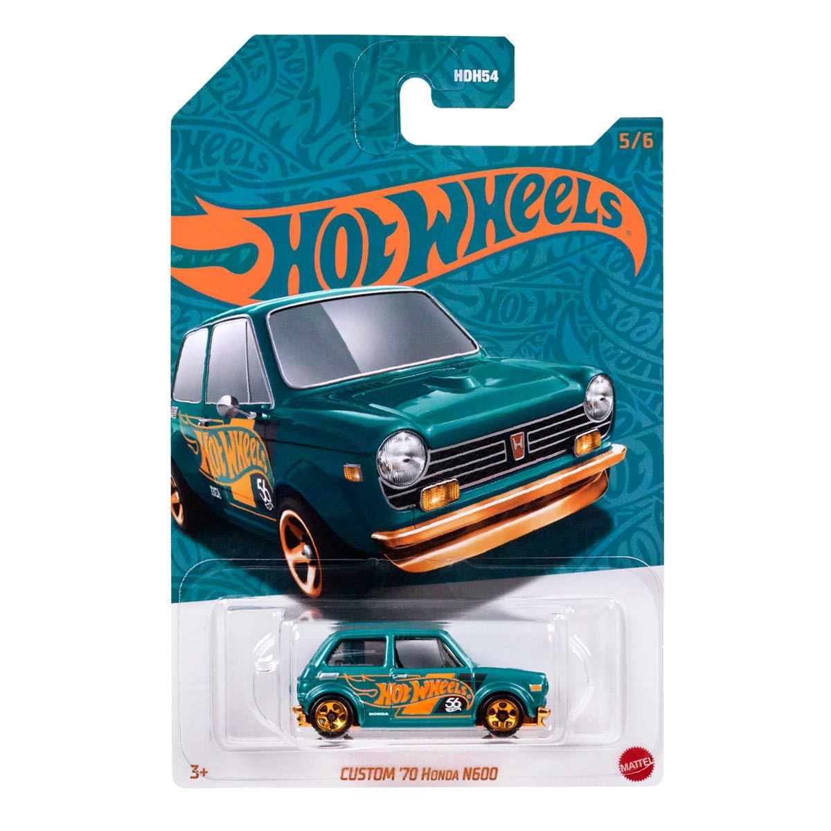 Worldwide Nutrition Bundle Compatible with Hotwheels 56th Pearl and Chrome 2024 Die-Cast - Custom '70 Honda N600 - Exclusive Anniversary Edition