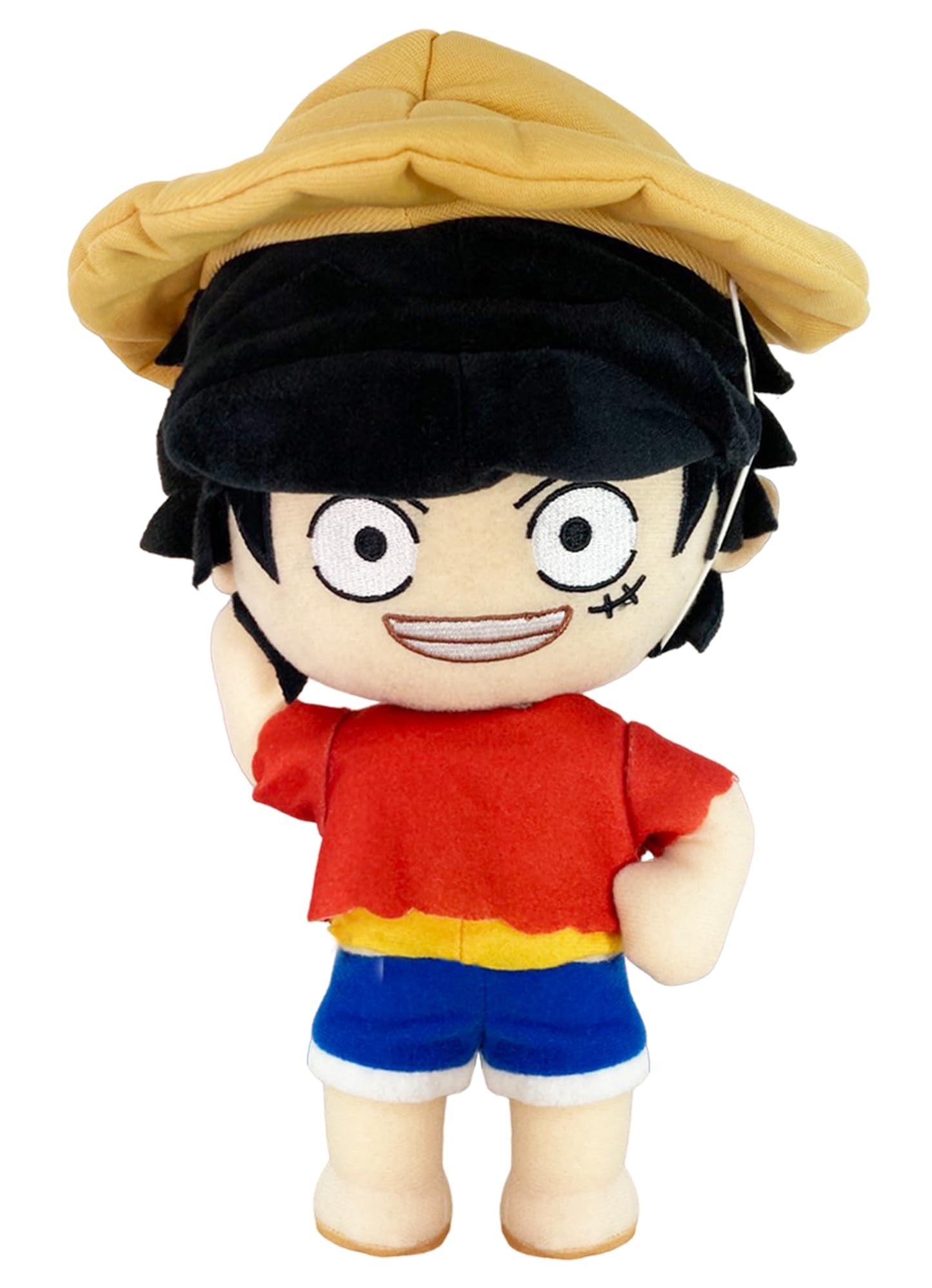 Great Eastern Entertainment One Piece - Monkey D. Luffy (Face Changing) Plush 8" H