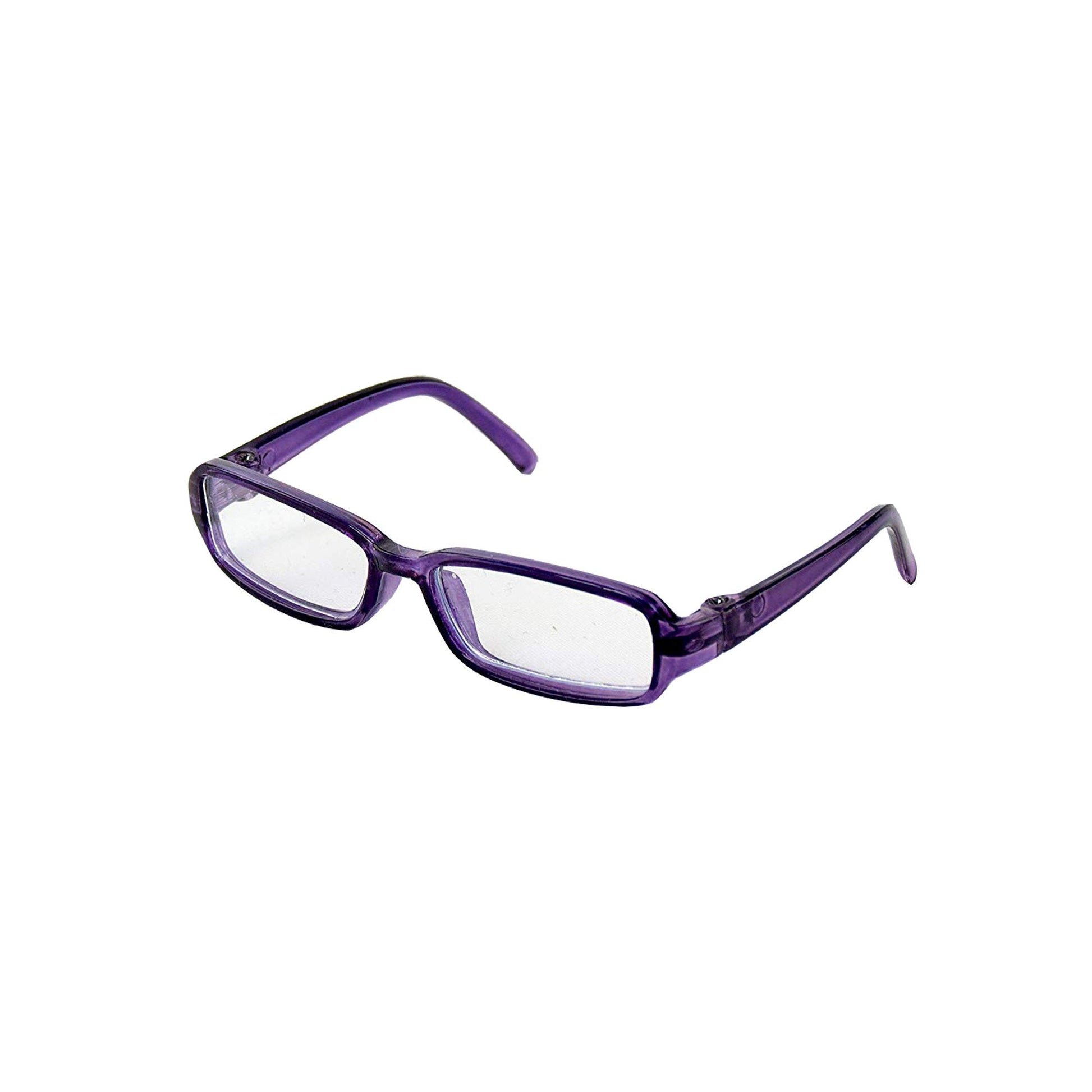 American Fashion World Doll Pink and Purple Framed Glasses for 18-Inch Dolls | Premium Quality & Trendy Design | Dolls Accessories | Perfect Fit