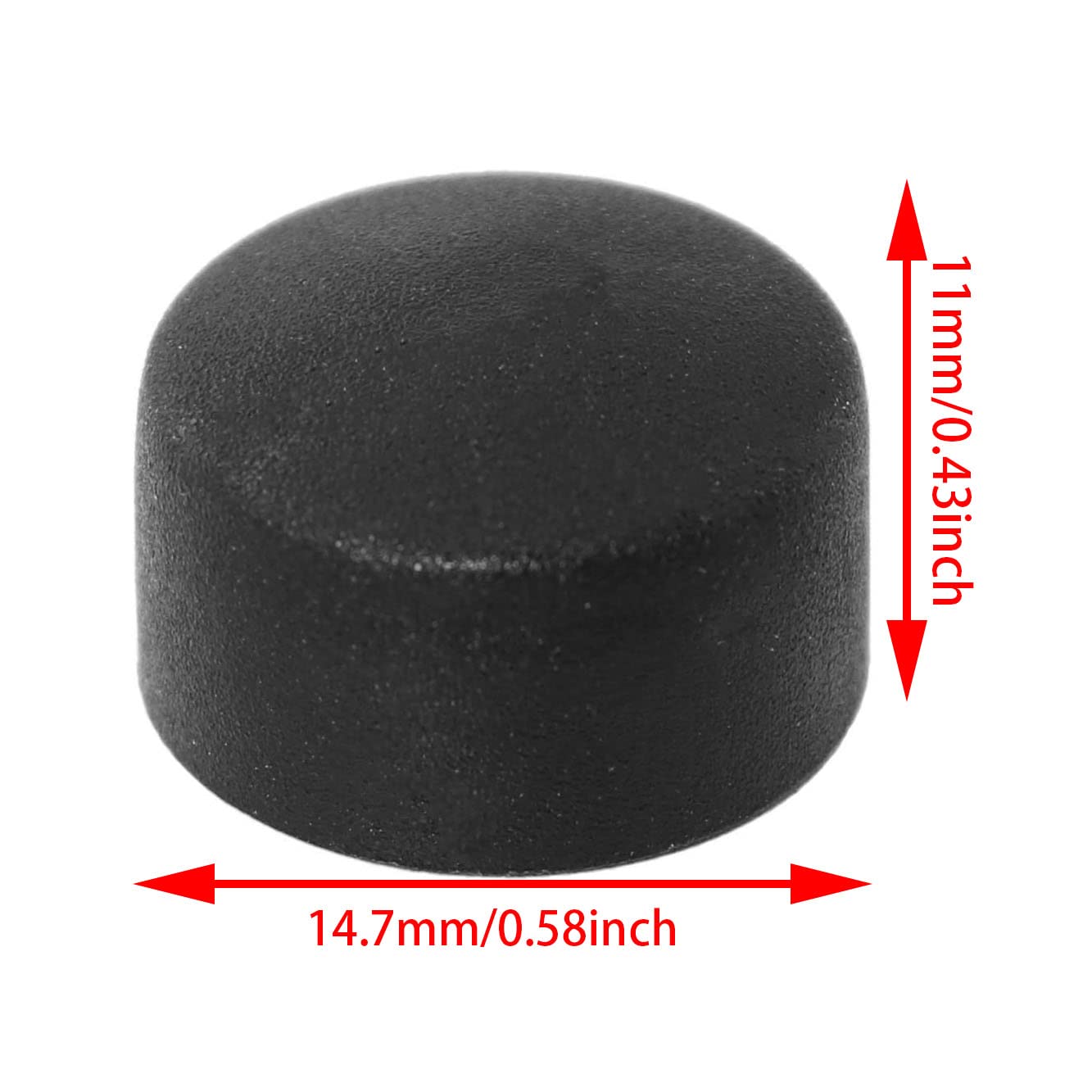 SQXBK 20PCS 12.7mm Foosball End Cap Foosball Table Rod Safety Rubber End Caps Flexible Pipe Post Rubber Cover Tip Protectors