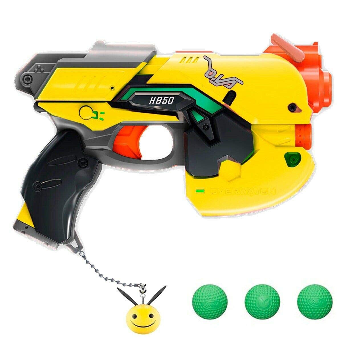 Overwatch NERF B.Va Special Edition D.Va Rival Blaster with 3 Rival Rounds