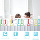 8Pcs Pull Up Rings - Baby Walking Exercises Assistant - Bed & Crib Stand Up Rings (4 Colors)