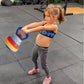 RAINBOW TOYFROG Kids Kettlebell - Fun Exercise Equipment and Stacking Toy Weights - Toddler Gym Workout Toys and Fitness Games - Cool Baby Sports