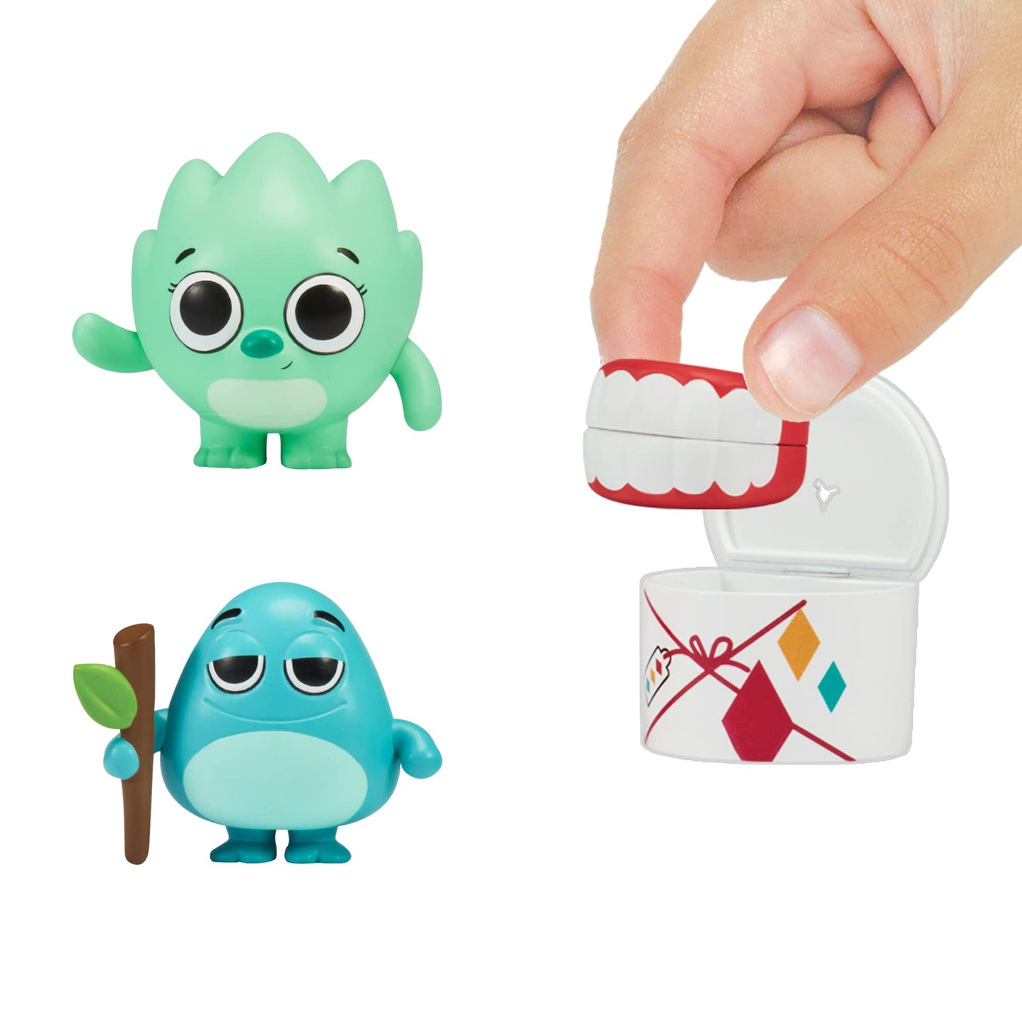 Pikwik Pack Suki with Grandpa Grok and Tibor with Farmer Frances Figure 2-Pack Bundle,Multi,37143
