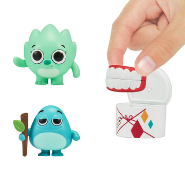 Pikwik Pack Suki with Grandpa Grok and Tibor with Farmer Frances Figure 2-Pack Bundle,Multi,37143