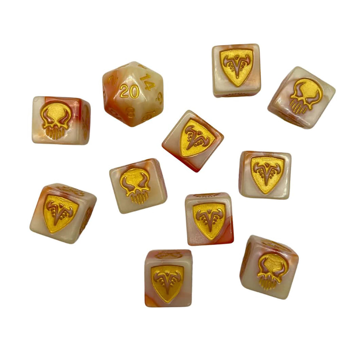 Renegade Game Studios Heroscape Valhalla Dice Tray & Custom Combat Dice
