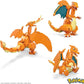 MEGA Pokémon Building Toys Set Charizard with 222 Pieces, Articulated and Poseable, 4 Inches Tall, for Kids
