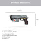 12" Sci-Fi Corporate Security Sidearm - EMG-Inspired Foam Pistol Prop for Cosplay, Wasteland & Space-Themed Costumesn