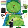 MHM's Ultimate Indoor Golf Chipping Game Mat - Premium Practice Mat - Ideal for Home Use (Indoor Golf Chipping Game)