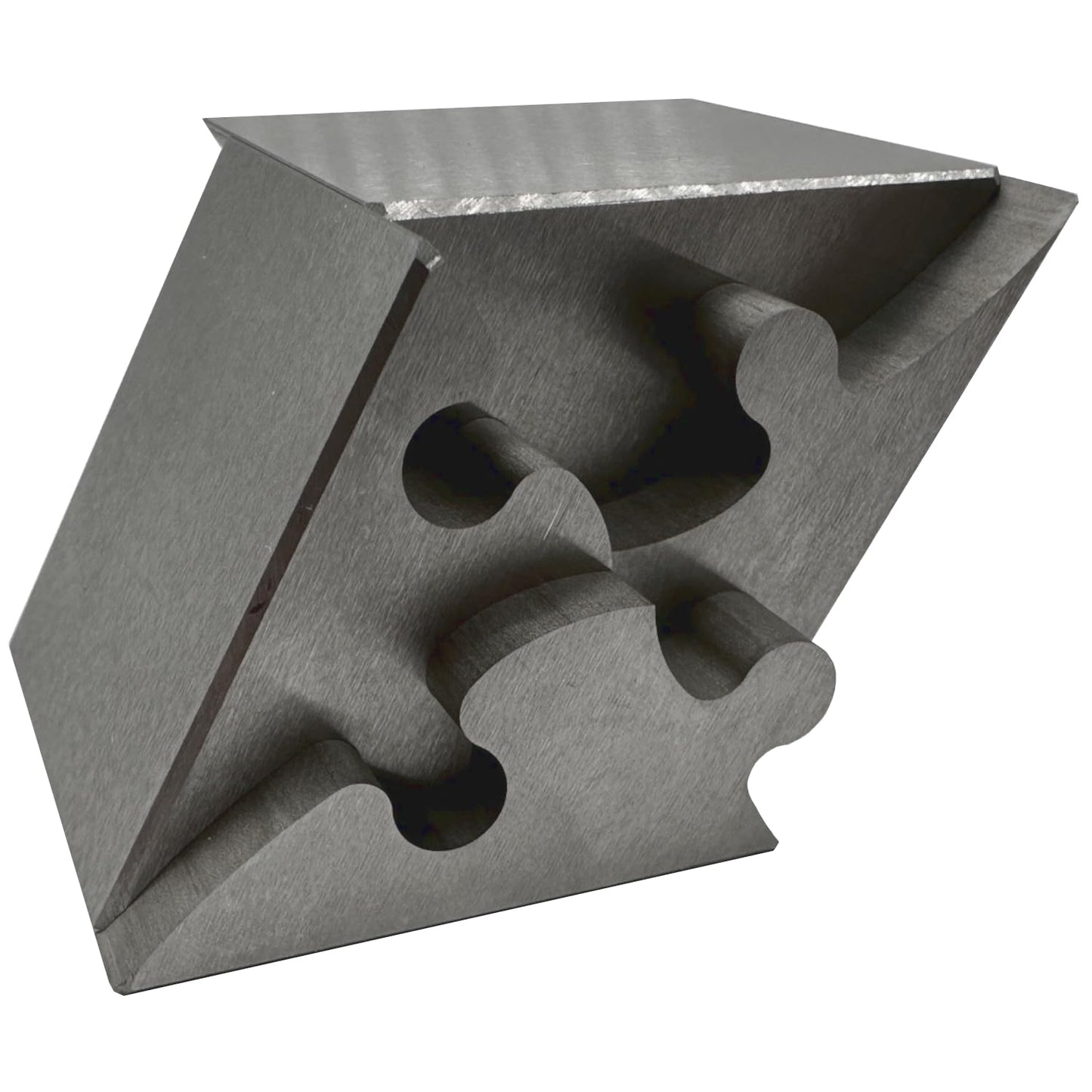 Heavenly Metals 4-Piece Rhombus 3D Puzzle for Adults - Stainless Steel Desk Toy and Fidget, Zero Tolerance Wire EDM Cut Office Gift for Men & Women