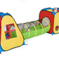 UTEX 3 in 1 Pop Up Play Tent with Tunnel, Indoor/Outdoor Playhouse